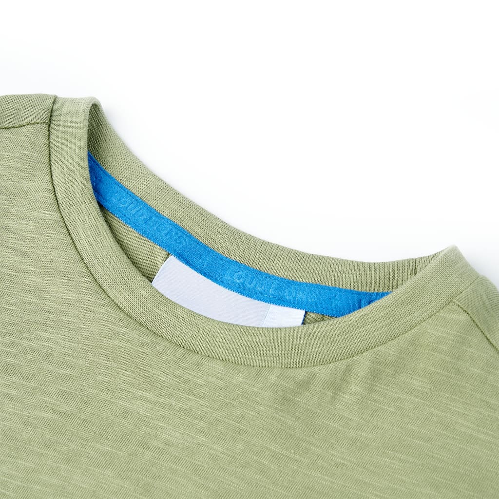 VidaXL Kinderhemd 116 helles Khaki