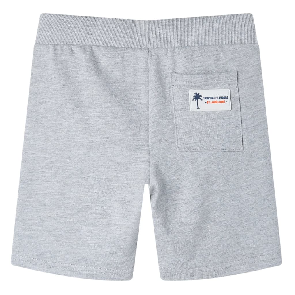 VidaXL Kindershorts mit Kordelzug 104 Grau