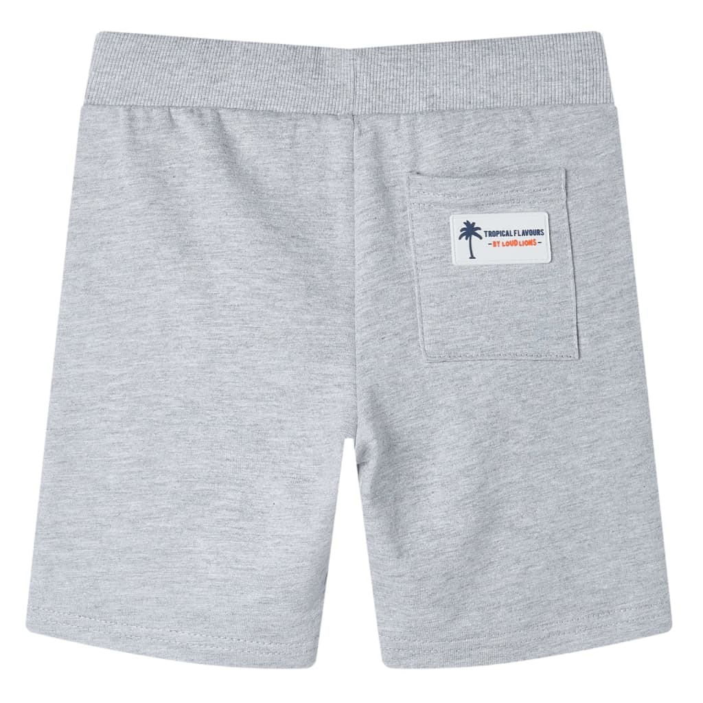 VidaXL Kindershorts mit Kordelzug 116 Grau
