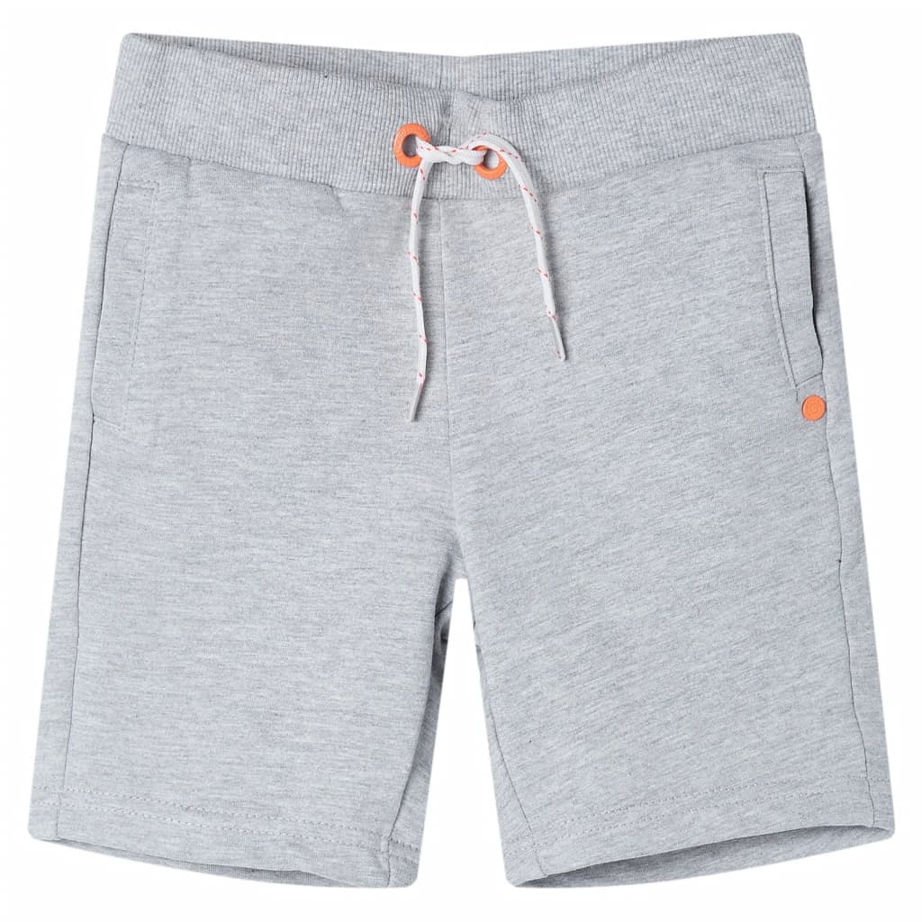 VidaXL Kindershorts mit Kordelzug 140 Grau