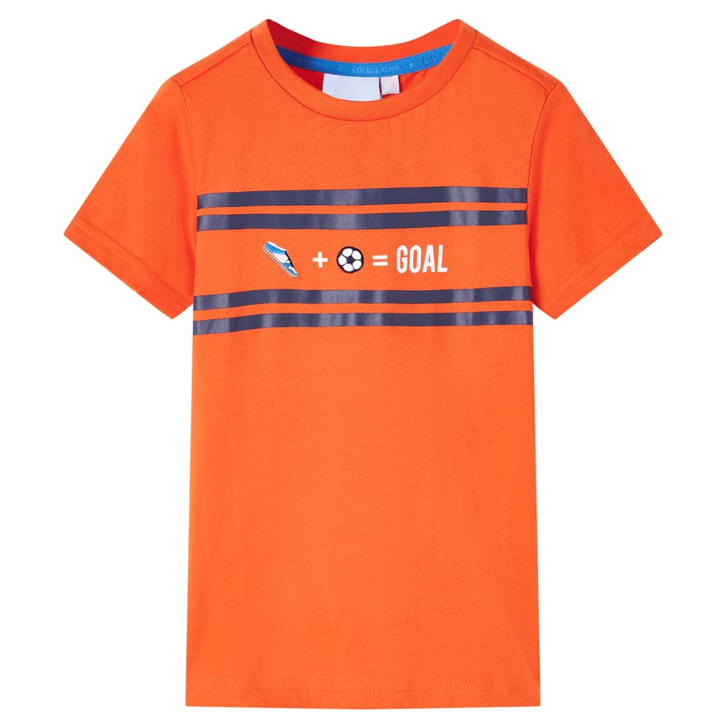 VidaXL Kindershirt 104 Dunkelorange