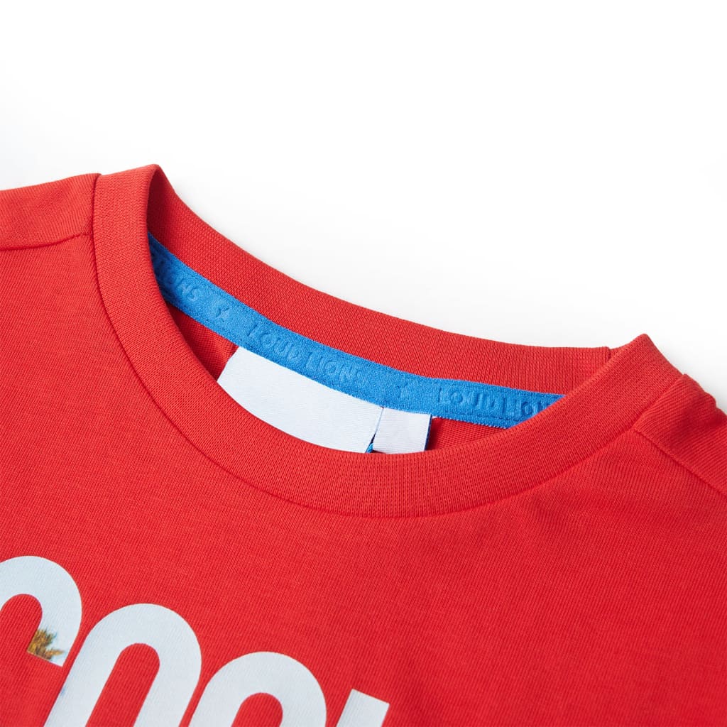 VidaXL Kindershirt 116 rot