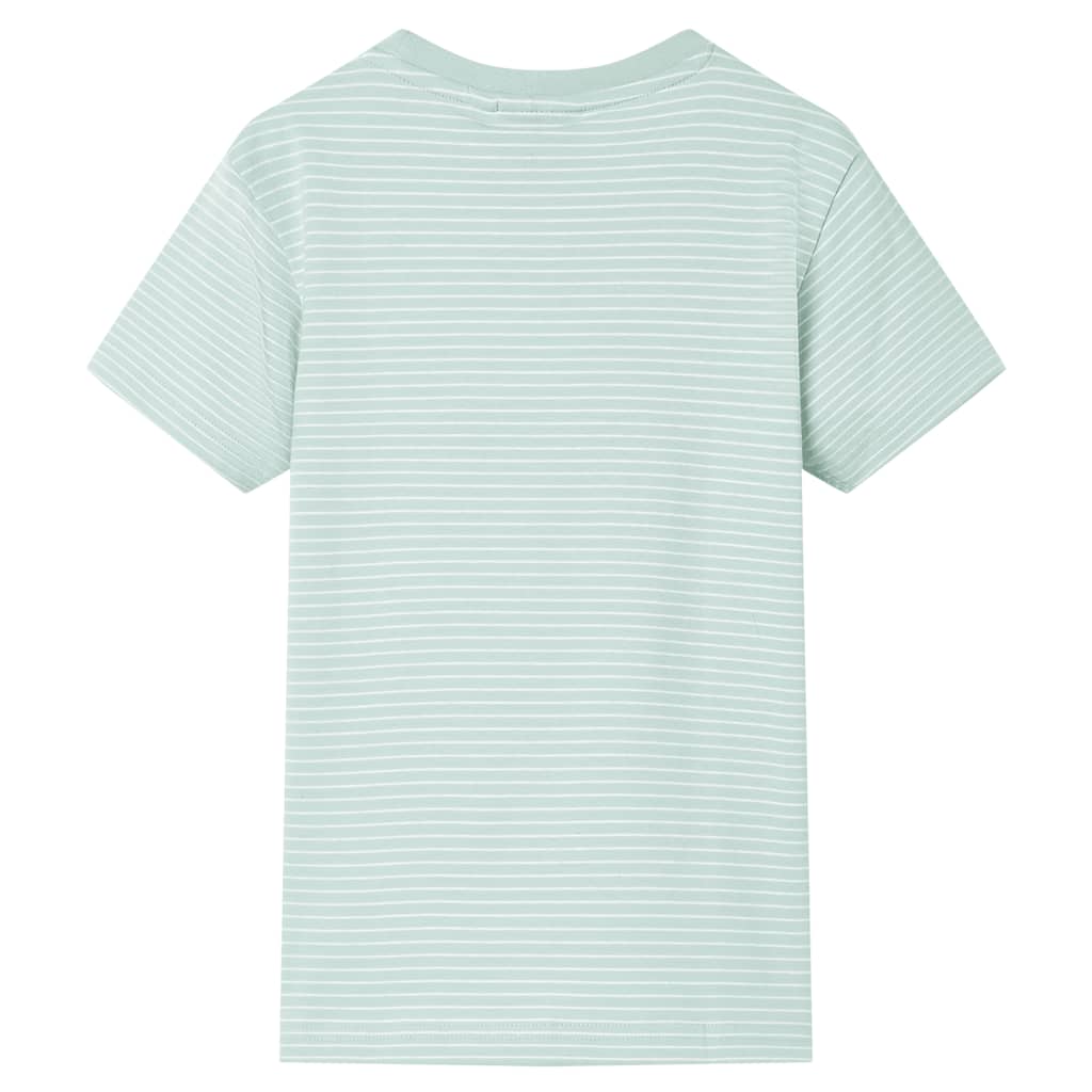 VidaXL Kindershirt mit Streifen 104 helles Mint