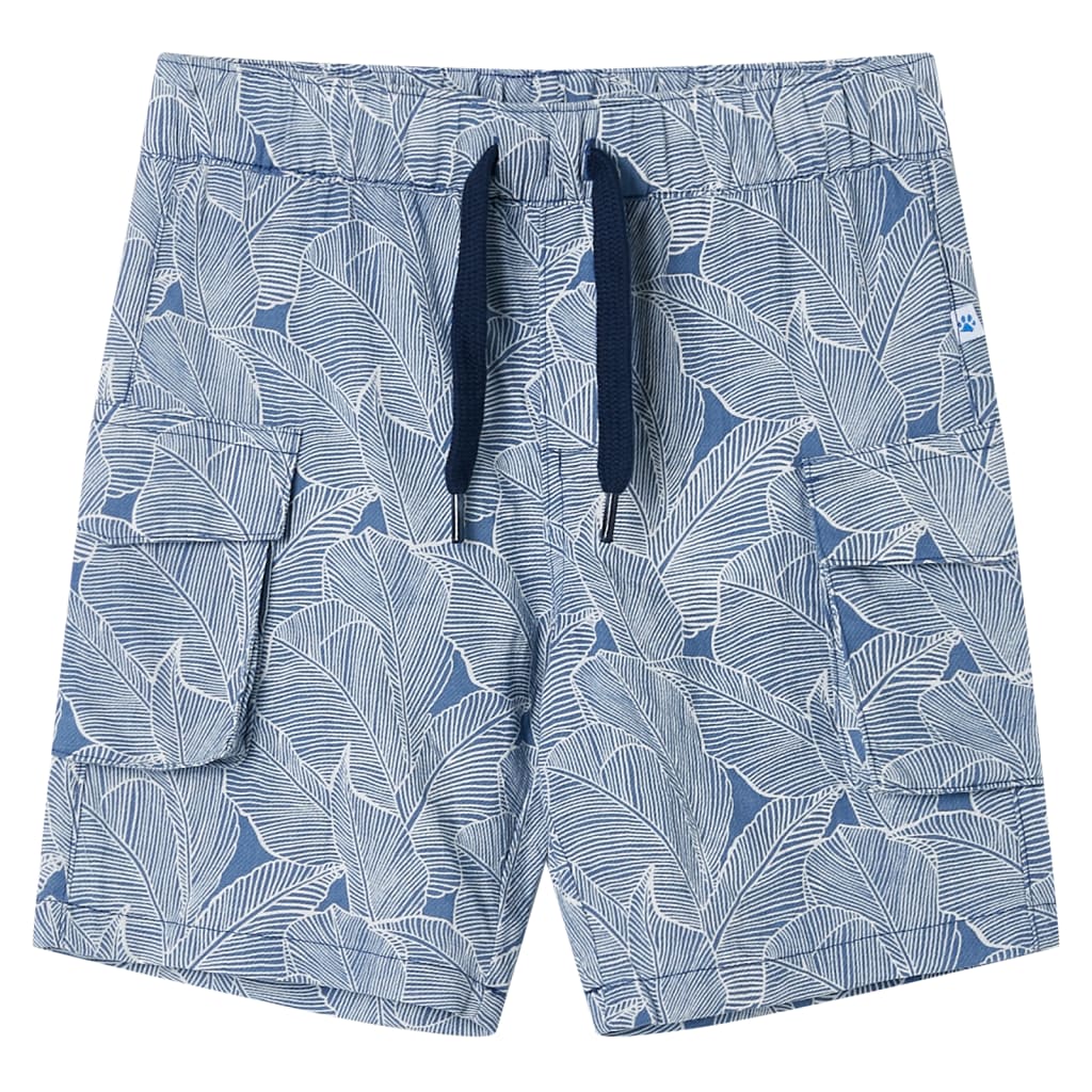VidaXL Kindershorts mit Kordelzug 104 dunkelblau