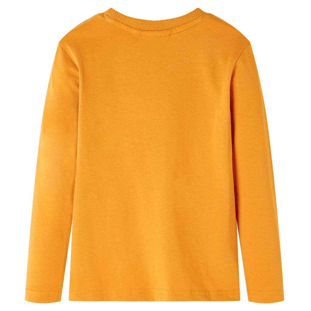 VidaXL Kindershirt mit langen Ärmeln 104 Ocker