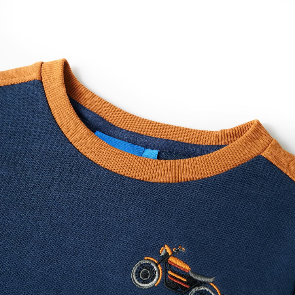 VidaXL Kinderpullover 140 Indigoblau