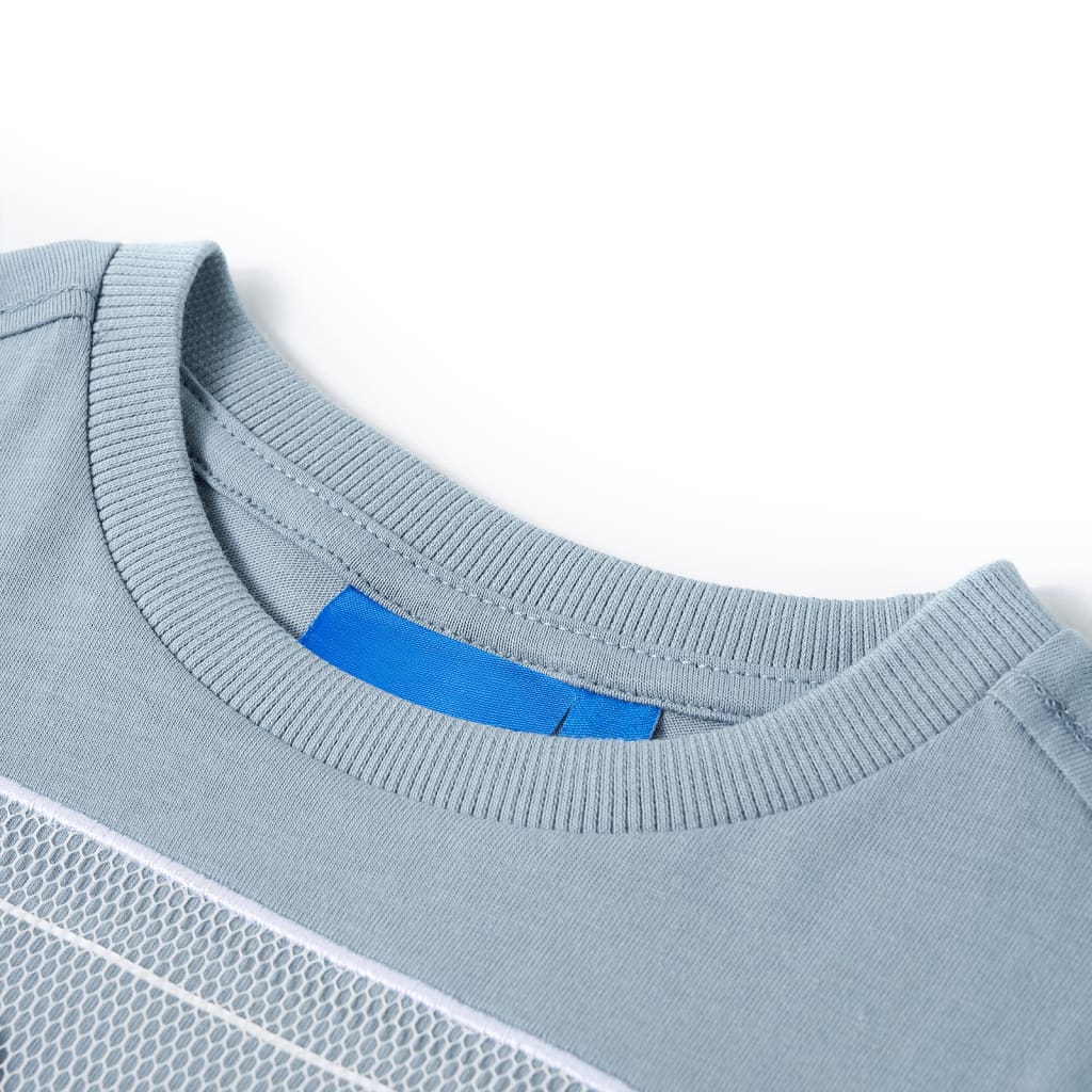 VidaXL Kindershirt mit langen Ärmeln 140 Hellblau