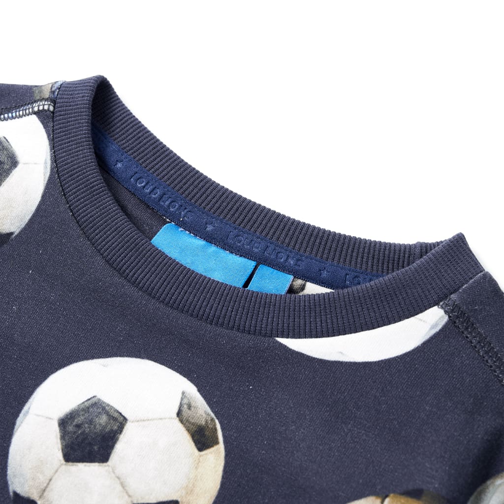 VidaXL Kinderpullover 128 Marineblau