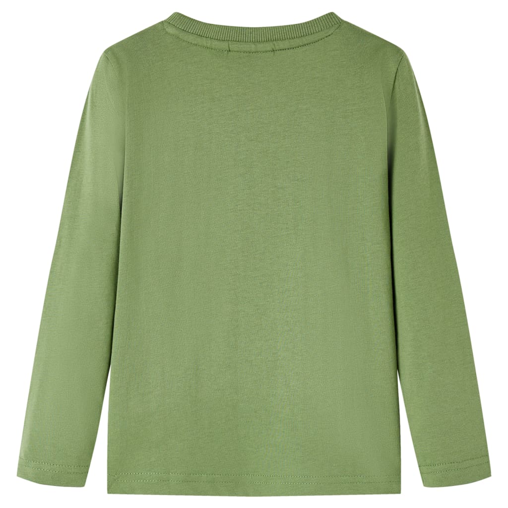VidaXL Kindershirt mit langen Ärmeln 104 helles Khaki