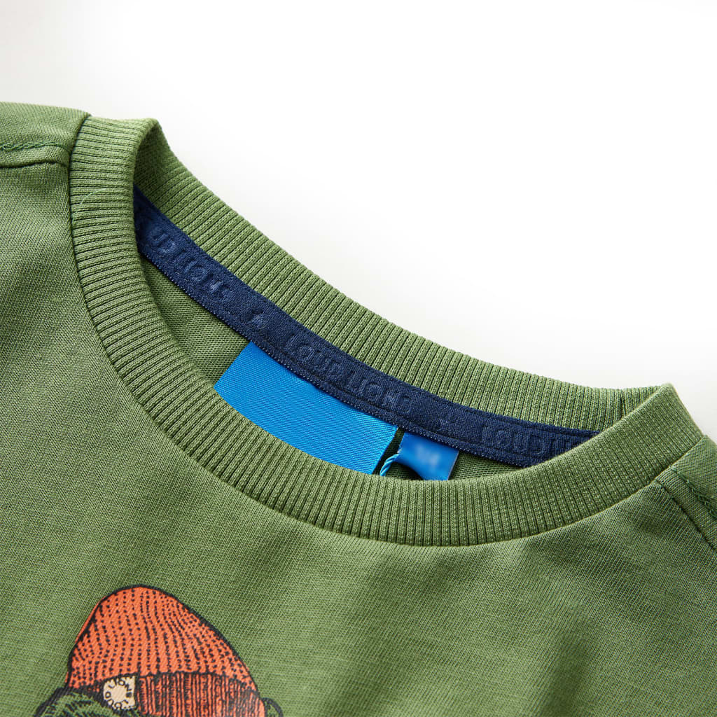 VidaXL Kindershirt mit langen Ärmeln 104 helles Khaki