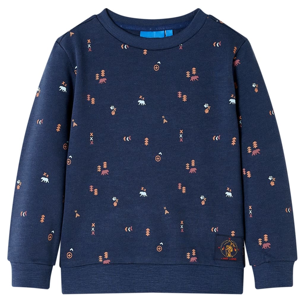 VidaXL Kinderpullover 116 Marineblau gemischt