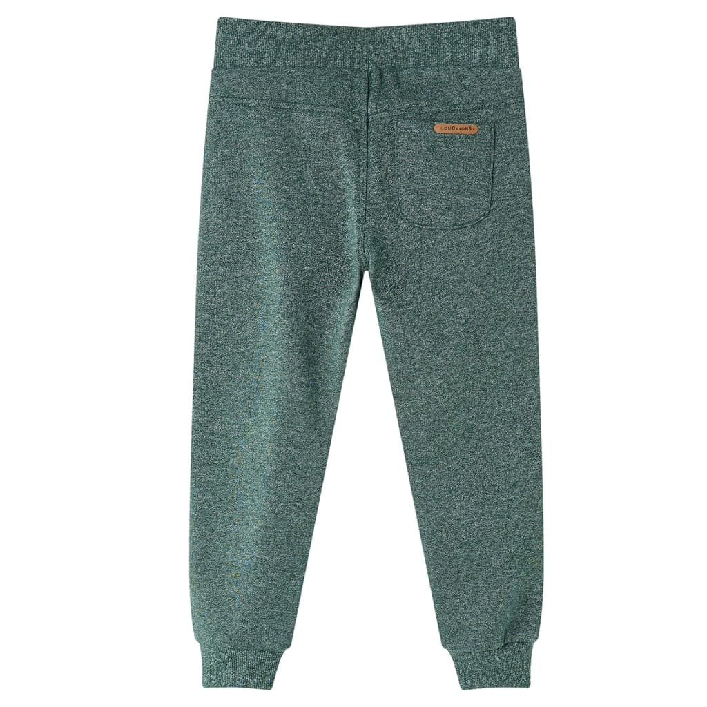 VidaXL Kinder-Jogginghose 128 Dunkelgrün
