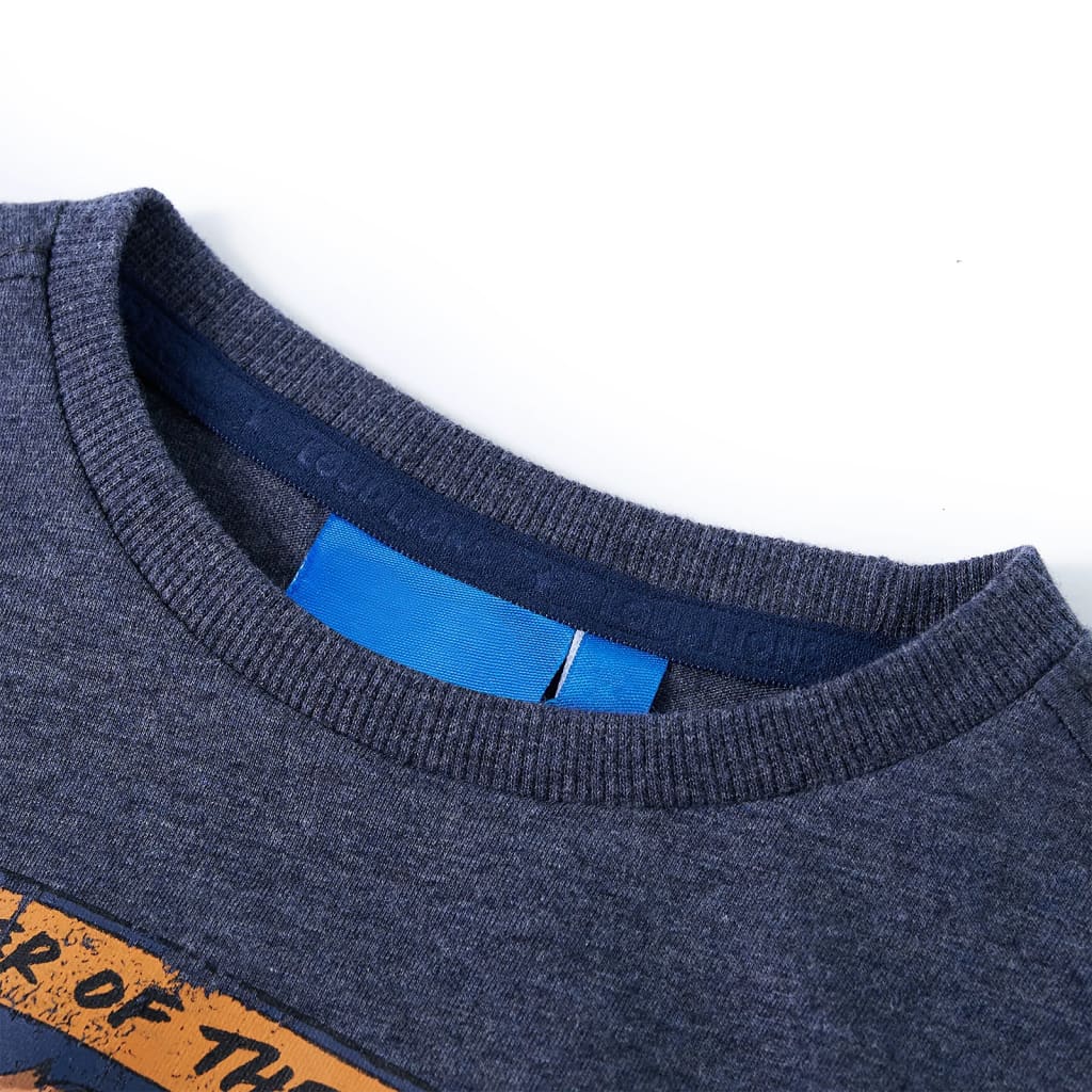 VidaXL Kindershirt mit langen Ärmeln 104 dunkelblau gemischt