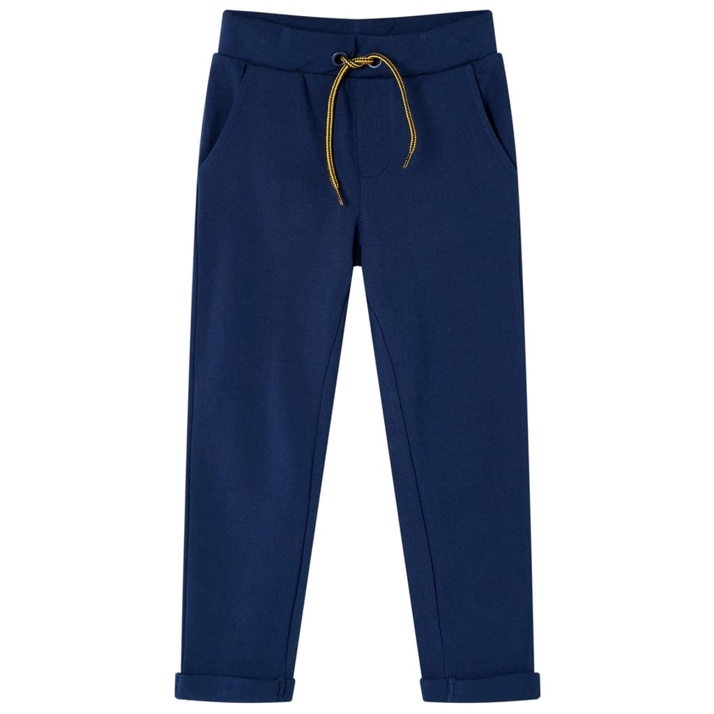 VidaXL Kinderhose mit Kordelzug 128 Marineblau