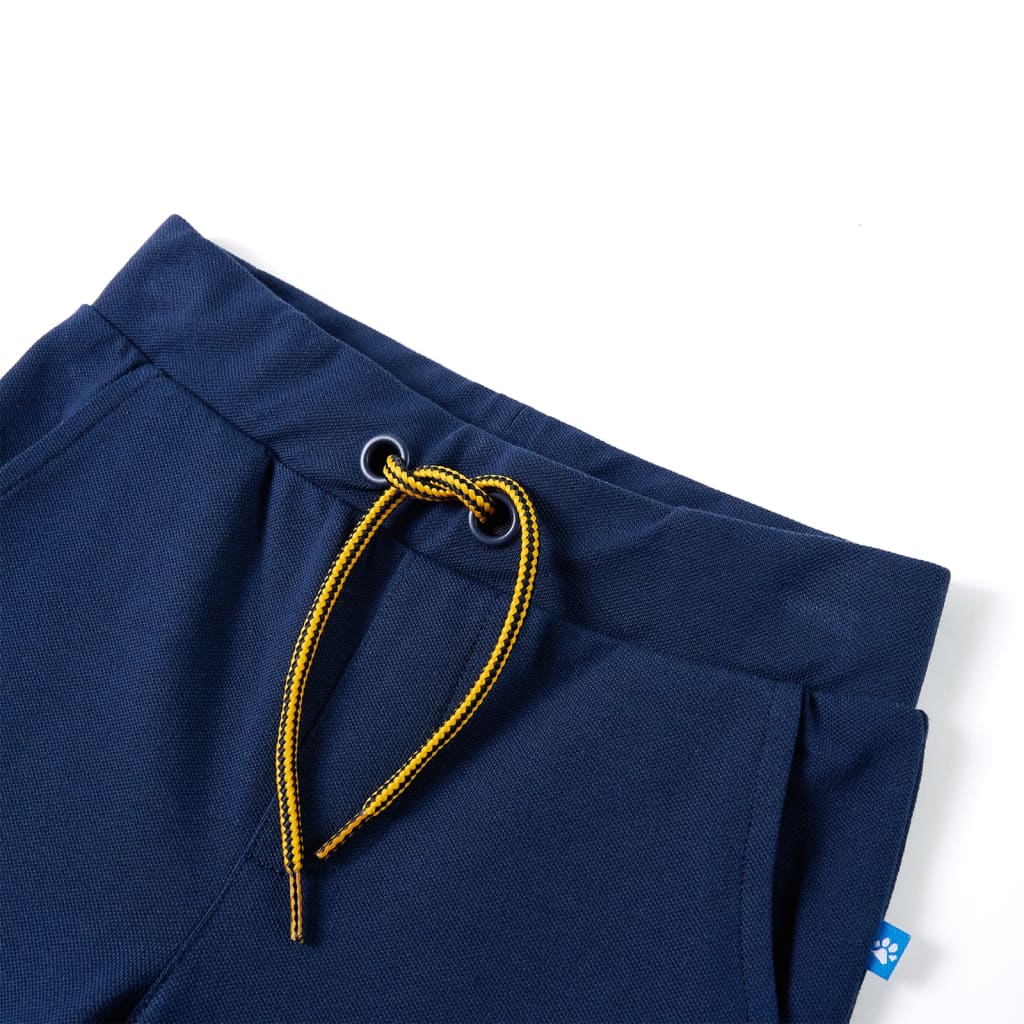 VidaXL Kinderhose mit Kordelzug 128 Marineblau
