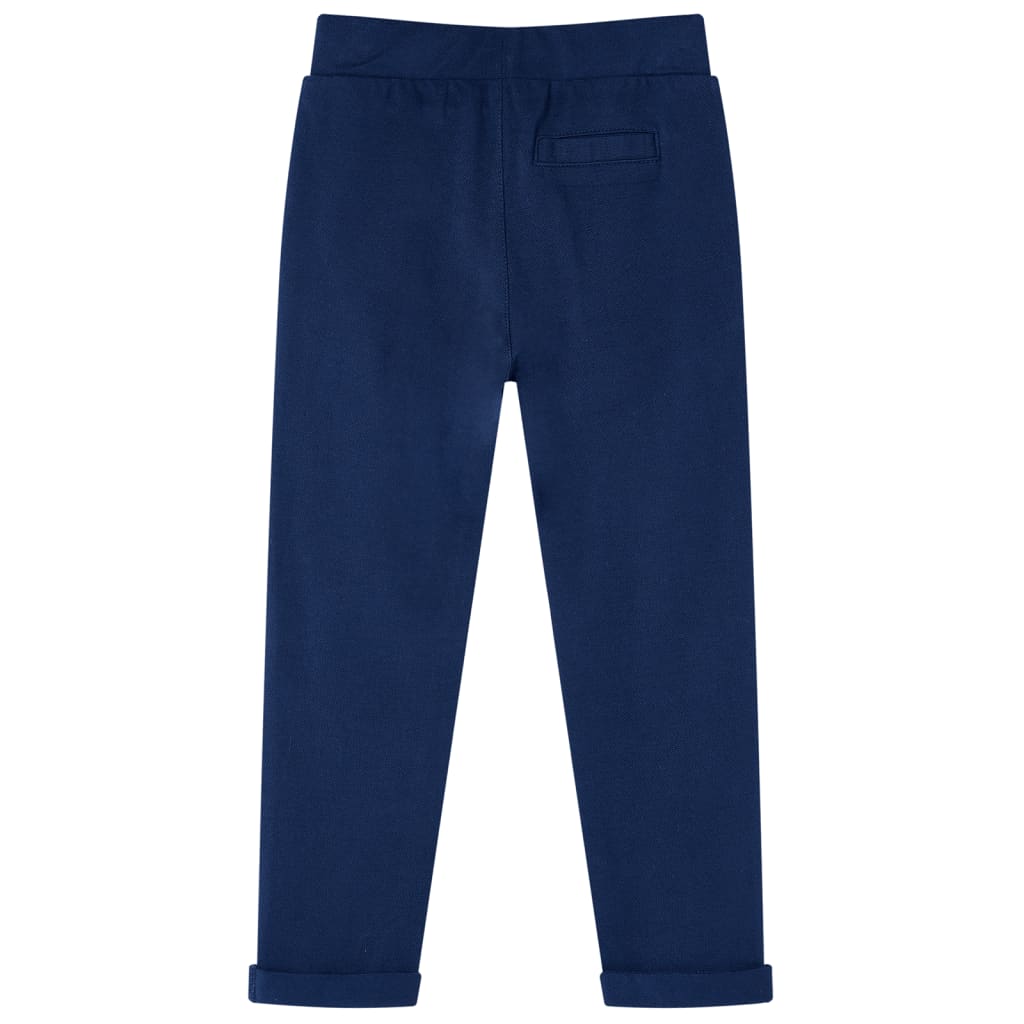VidaXL Kinderhose mit Kordelzug 140 Marineblau