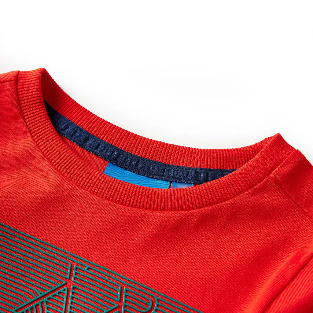 VidaXL Kindershirt mit langen Ärmeln 92 rot