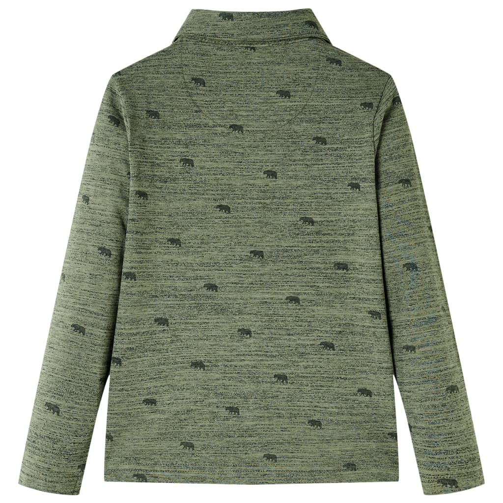 VidaXL Kinderhemd 140 Khaki gemischt