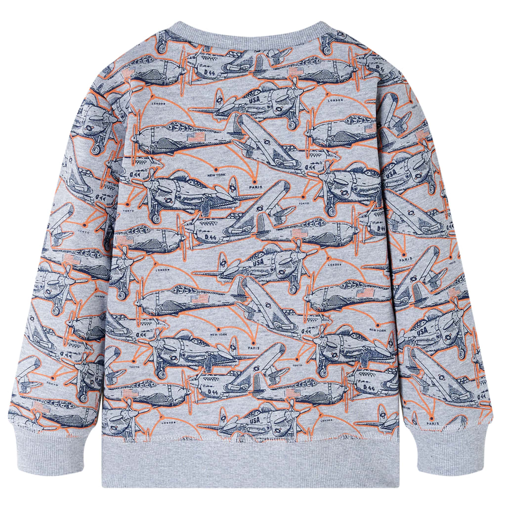 VidaXL Kinderpullover 116 grau gemischt
