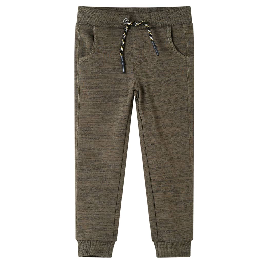 VidaXL Kinder-Jogginghose 104 gemischtes dunkles Khaki