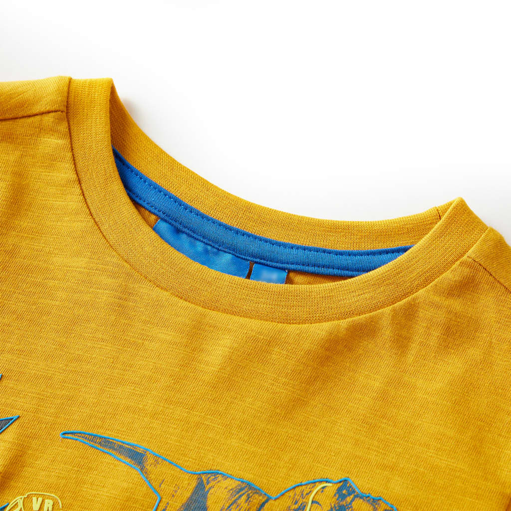 VidaXL Kindershirt mit langen Ärmeln 140 Ocker