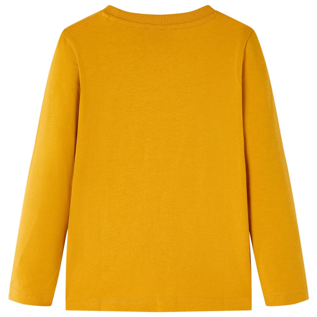 VidaXL Kindershirt mit langen Ärmeln 140 Ocker