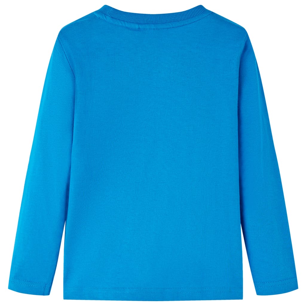 VidaXL Kindershirt mit langen Ärmeln 92 Kobaltblau