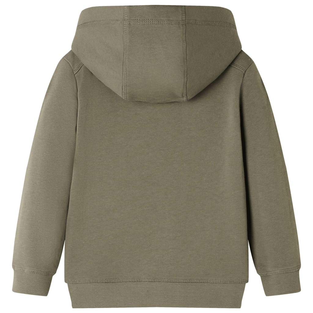 VidaXL Kinderpullover mit Kapuze 116 Khaki