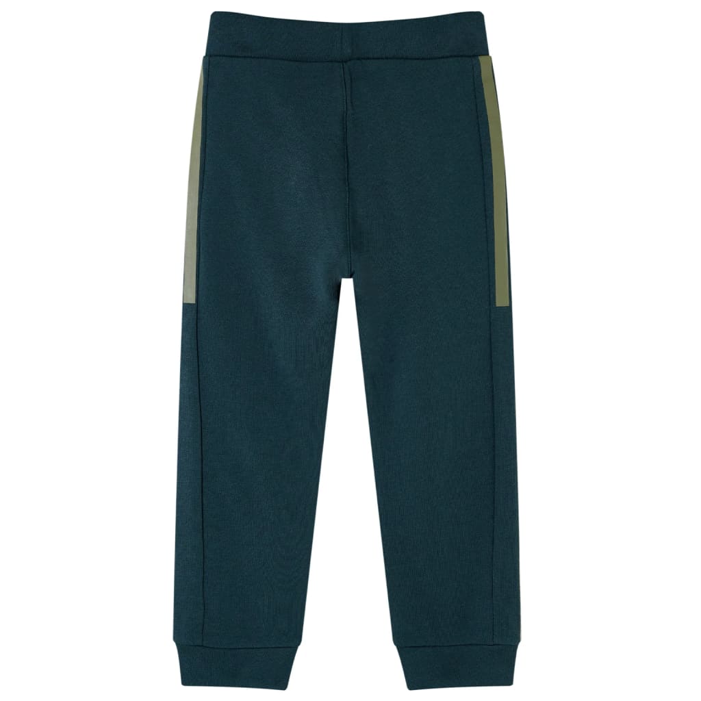 VidaXL Kinder-Jogginghose mit Kordelzug 92 moosgrün