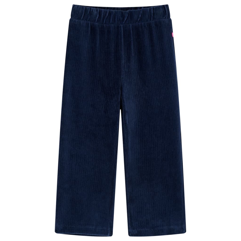 VidaXL Kinderhose 92 Cord Marineblau