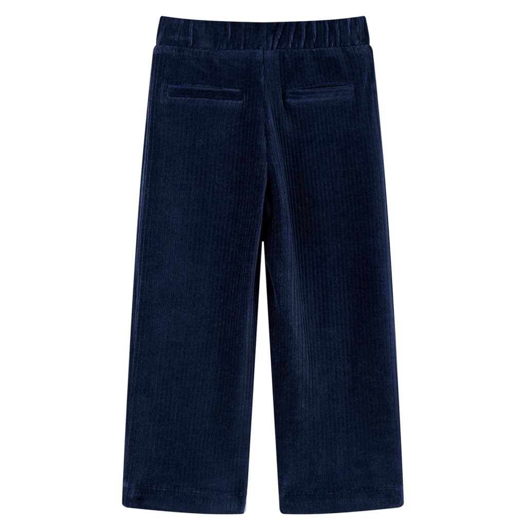 VidaXL Kinderhose 140 Cord Marineblau