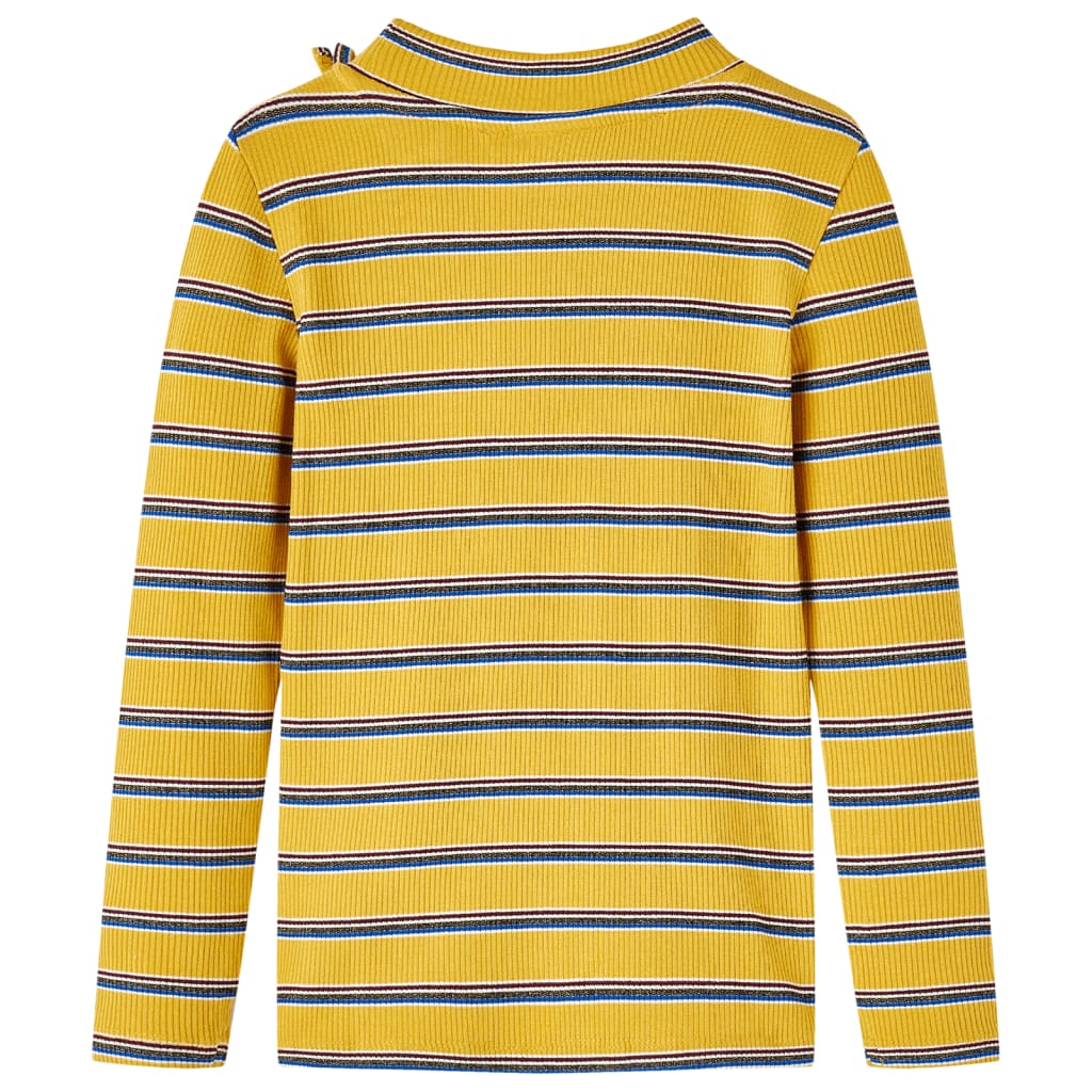 VidaXL Kindershirt mit langen Ärmeln 104 Ocker