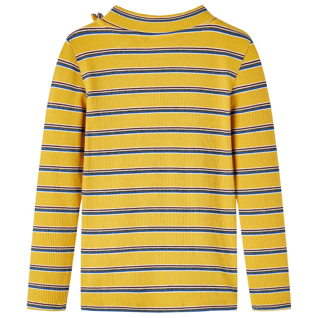 VidaXL Kindershirt mit langen Ärmeln 116 Ocker