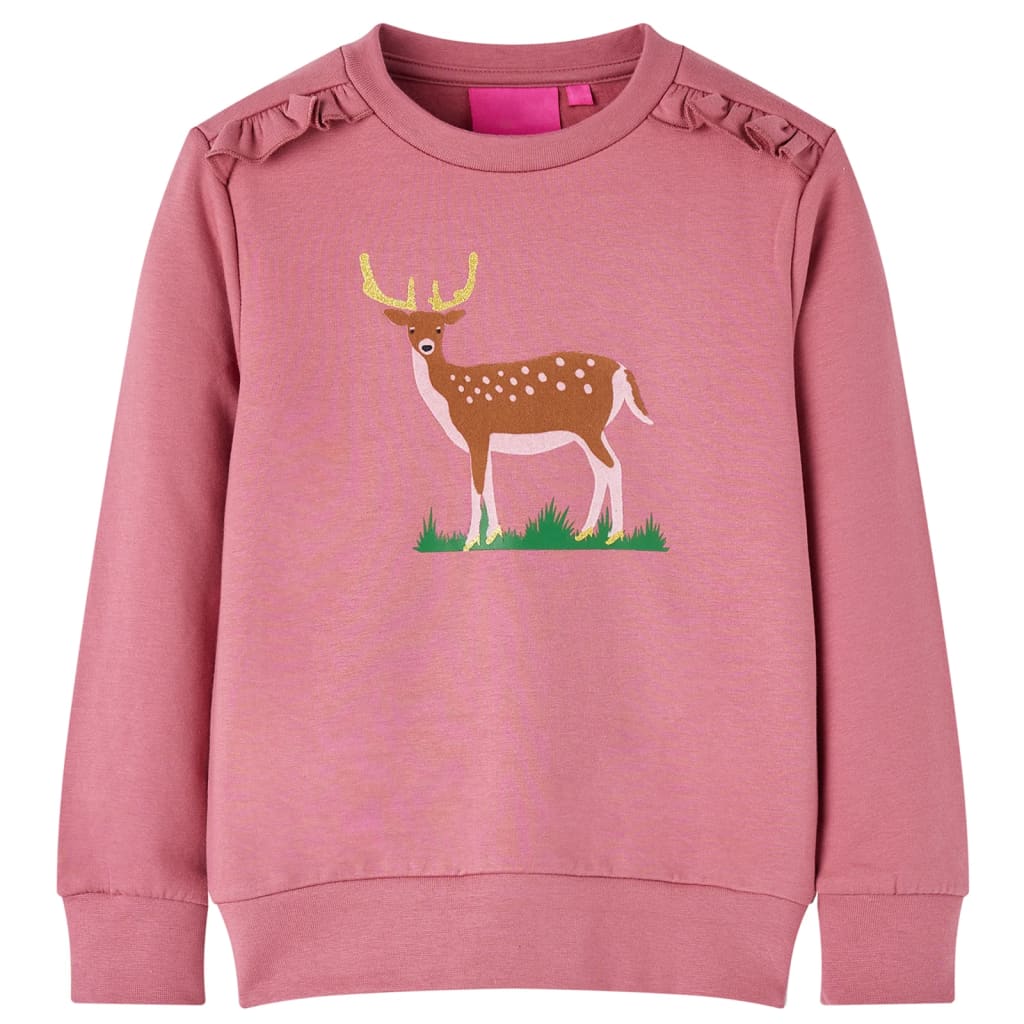 VidaXL Kinderpullover 140 himbeerfarben