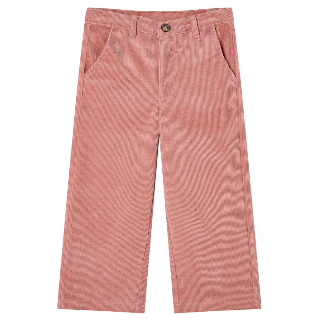 VidaXL Kinderhose 104 Cord Altrosa
