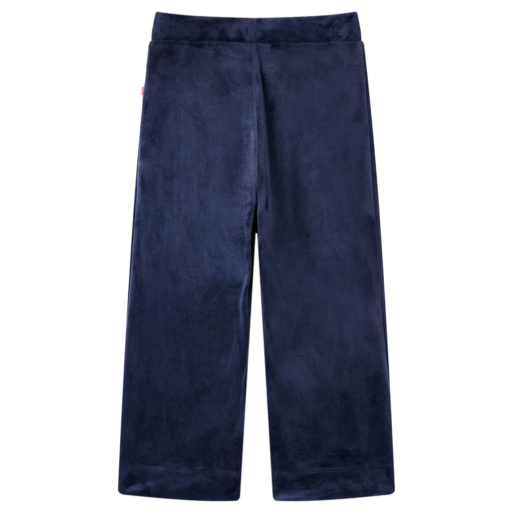 VidaXL Kinderhose Samt 92 Dunkelblau