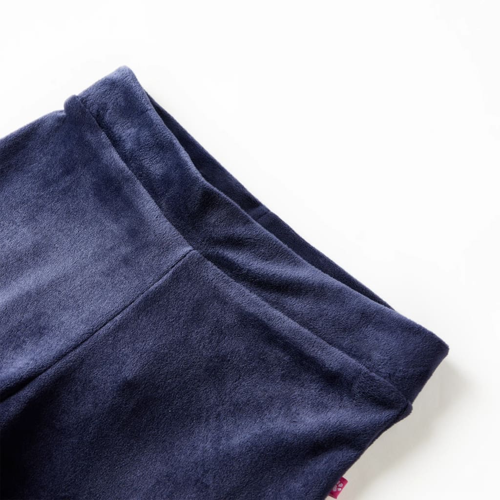 VidaXL Kinderhose Samt 92 Dunkelblau