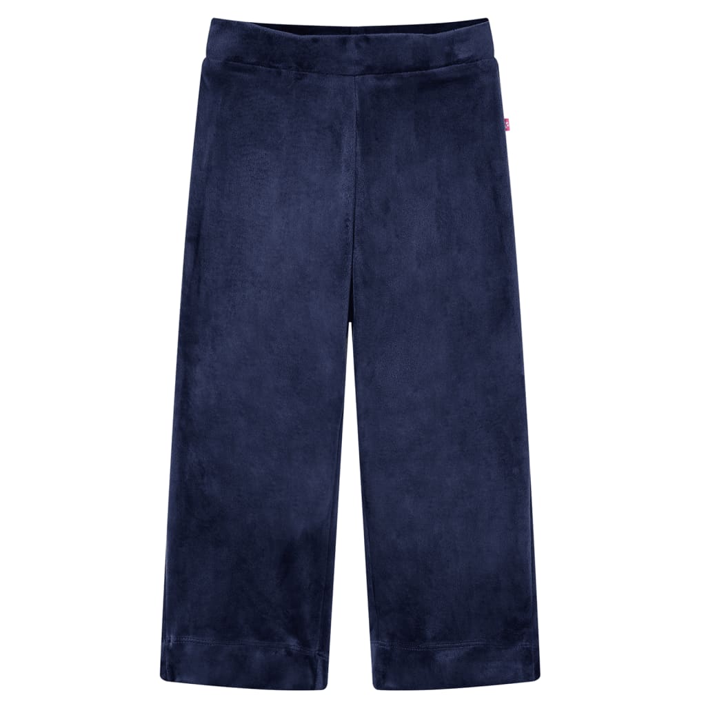 VidaXL Kinderhose Samt 140 Dunkelblau