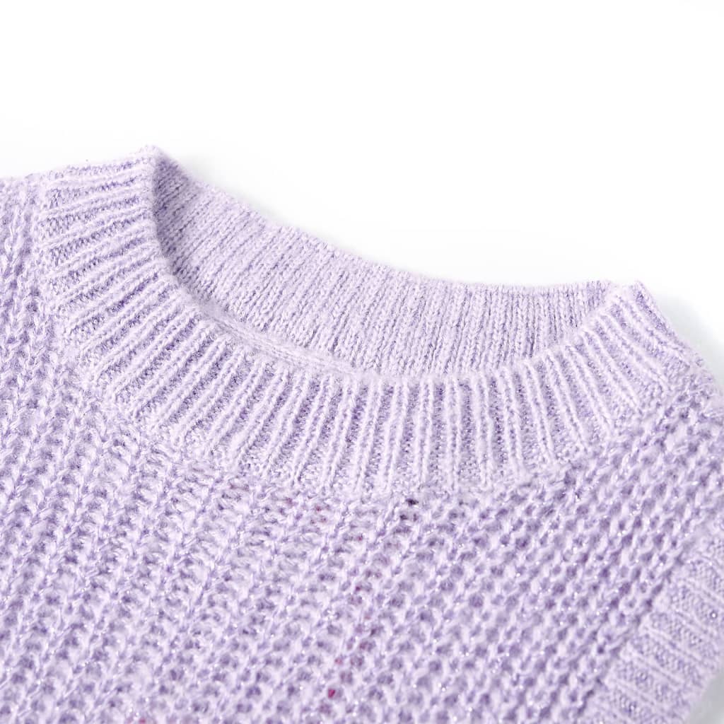 VidaXL Kinder-Strickjacke Spencer 128 Hellflieder