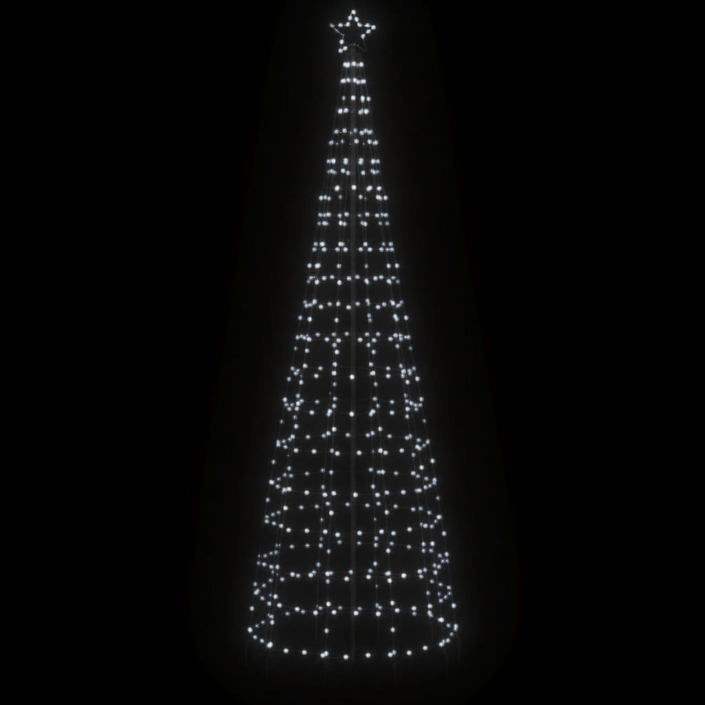 VidaXL LED-Weihnachtsbaum mit Spitzen 570 LEDs kaltweiß 300 cm
