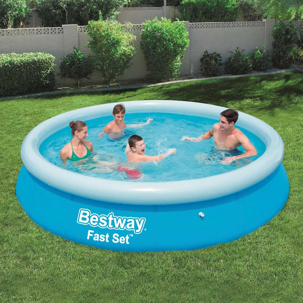 Bestway Fast Set Schwimmbad aufblasbar rund 366x76 cm 57273