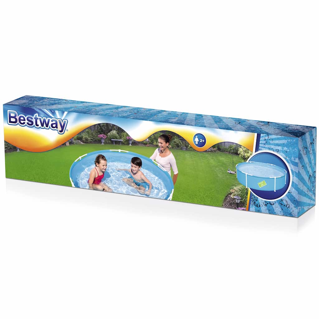 Bestway Schwimmbad mein erster Rahmenpool 152 cm