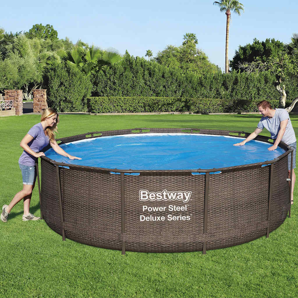 Bestway Flowclear Solar-Poolabdeckung 356 cm