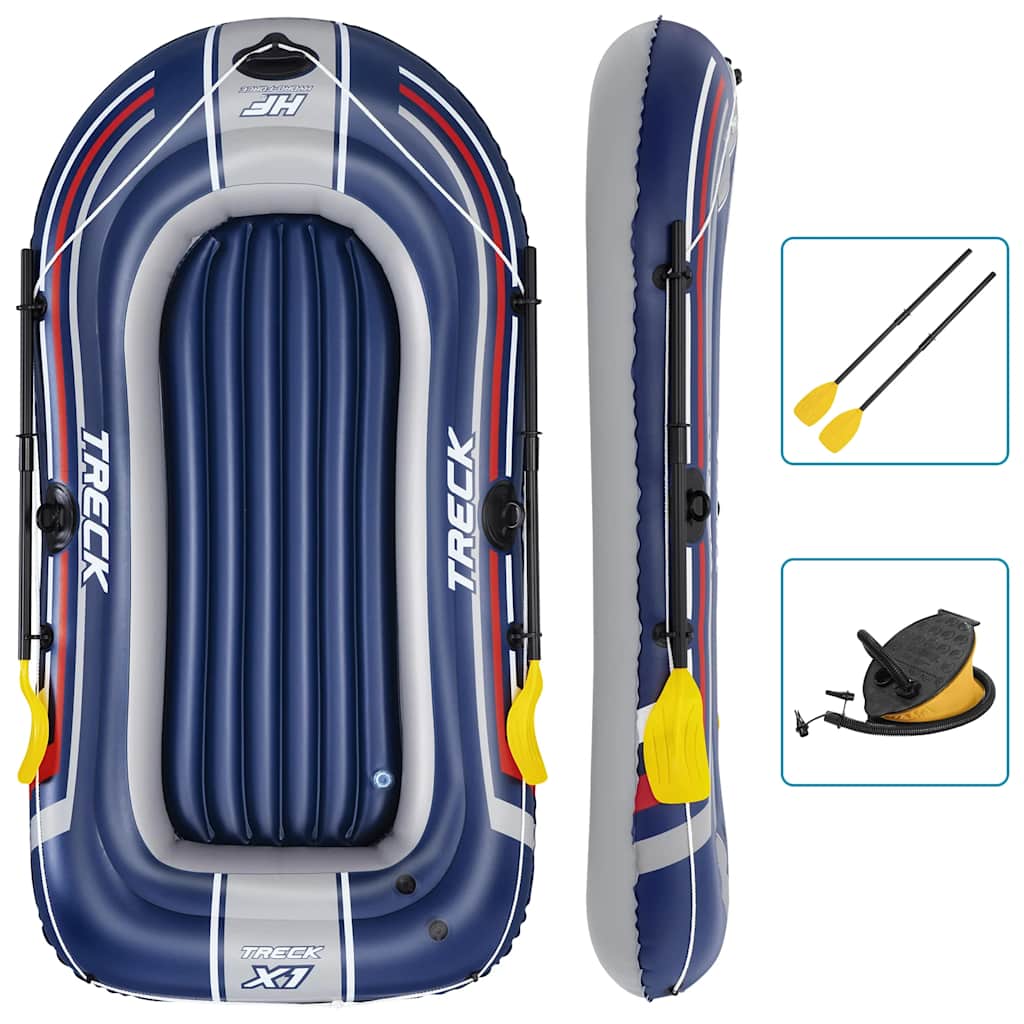 Bestway Hydro-Force-Schlauchboot mit Pumpe und Rudern blau
