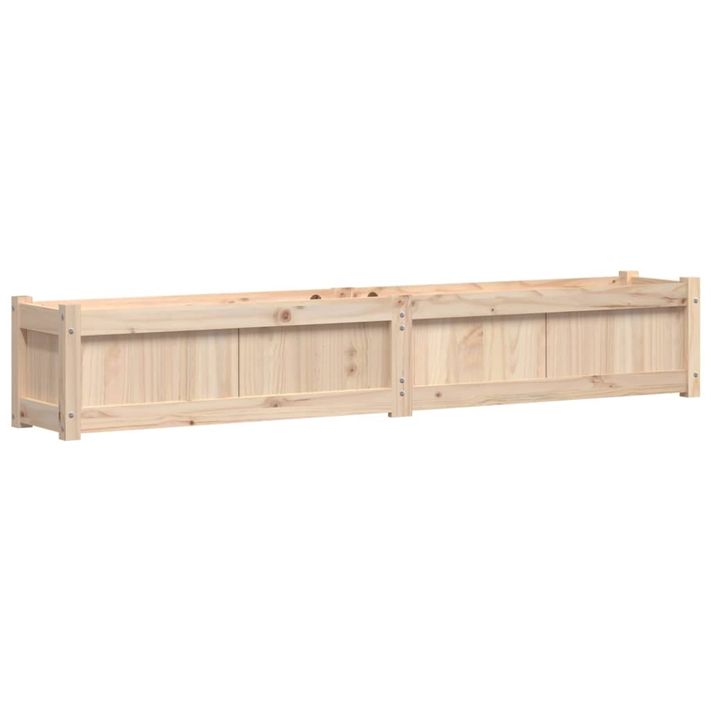 Vidaxx Pflanzgefäß 180x31x31 cm aus massivem Kiefernholz