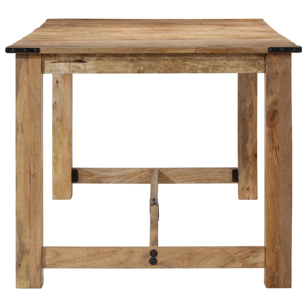 VidaXL Esstisch 180x90x75 cm massives Mangoholz