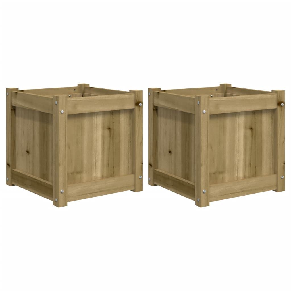 Vidaxl Pflanzgefäße 2 cm imprägniertes Holz