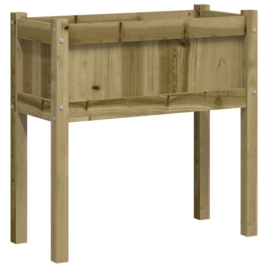 Vidaxx Pflanzgefäß mit Beinen 70x31x70 cm aus imprägniertem Kiefernholz