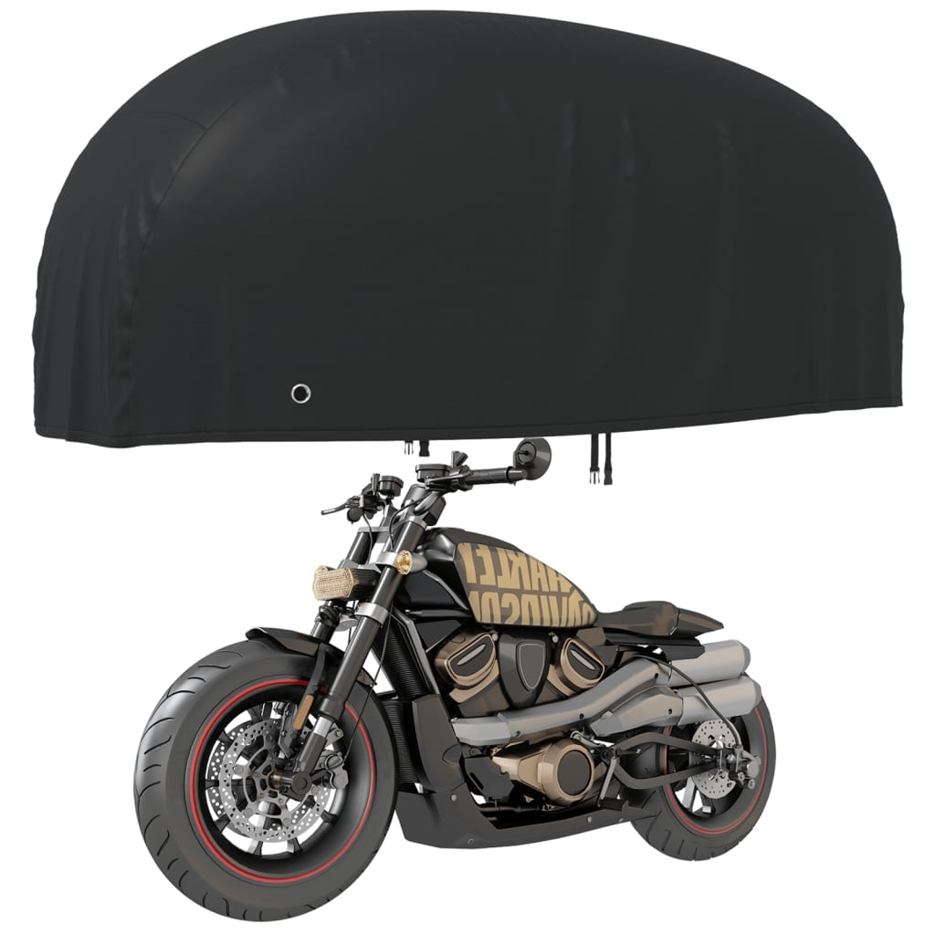VidaXL Motorradabdeckungen 2 Stück 245x105x125 cm 210D Oxford-Stoff