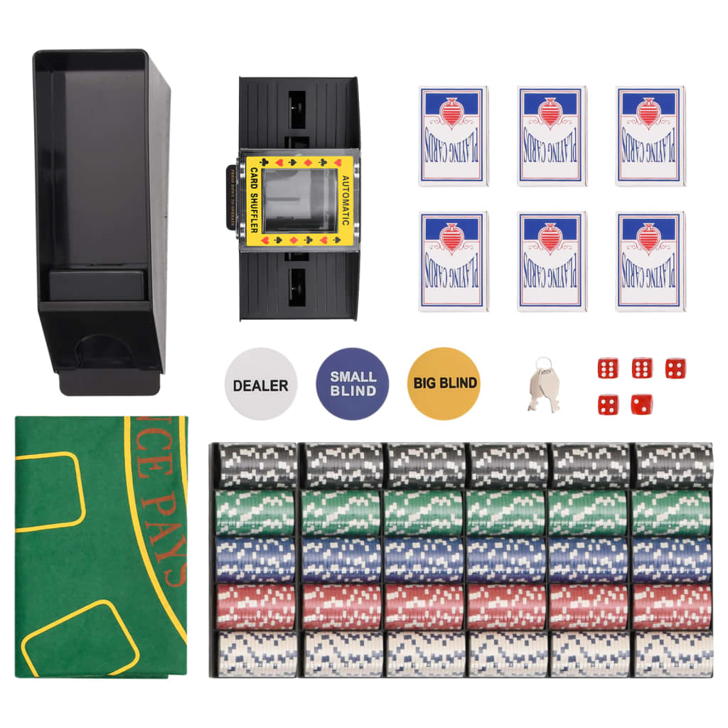 VidaXL 600-teiliges Pokerset 11,5 g